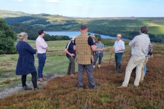 Thumbnail for the post titled: Moorland management, wildfire management and a delicious supper